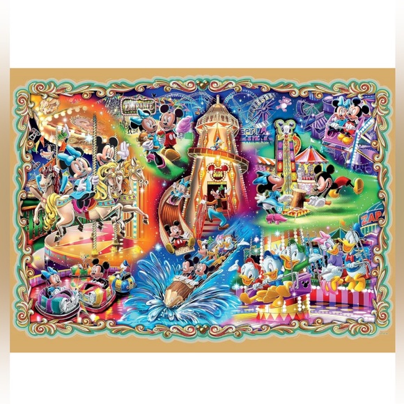Ceaco - Silver Select - Disney - Mickey's Carnival - 1000 Piece Jigsaw Puzzle. - Picture 5 of 7